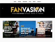 Tablet Screenshot of fanvasion.com